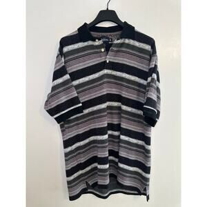 Vintage Y2K Jack Nicklaus Mens Vintage Striped 100% Cotton Grandpacore Size XL